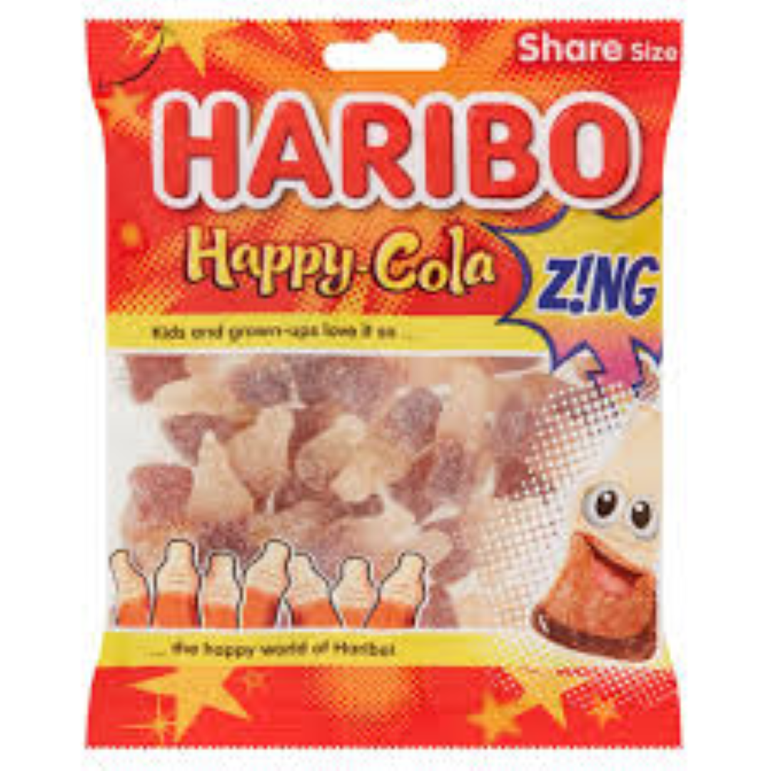 HARIBO FIZZY COLA BOTTLE 160G